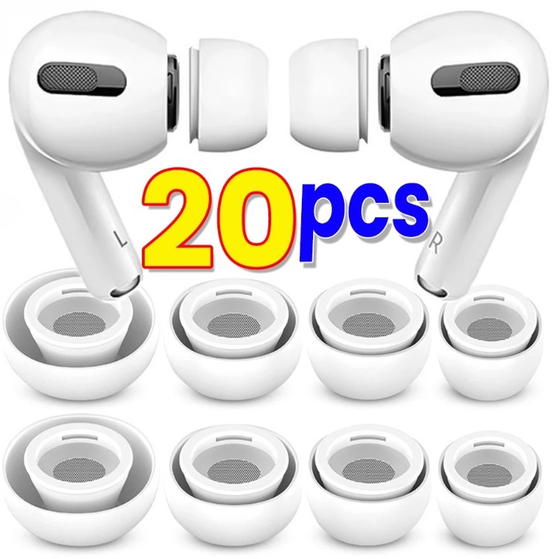 20-2PCS Silicone Earphones Tip - Silicone Ear Tip Replacement 评论和价格