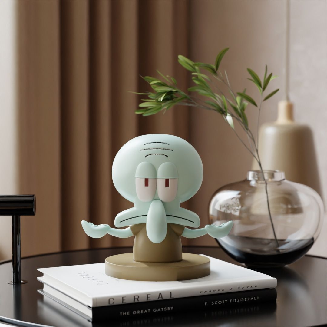 SpongeBobs SquarePants Squidwa - Headphone Stand Desk 评论和价格