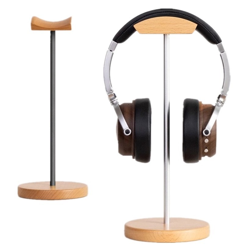 Black Walnut Wood & Aluminum H - Headphone Stand Desk 评论和价格