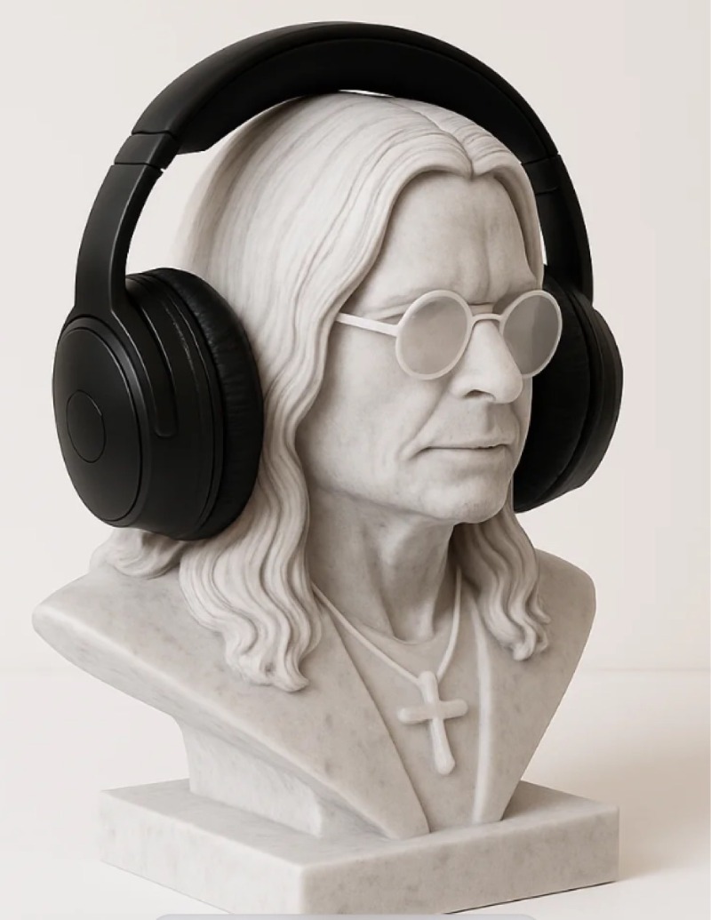 Heavy Metal Rock Legend Inspir - Headphone Stand Desk 评论和价格