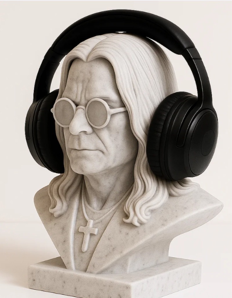 Heavy Metal Rock Legend Inspir - Headphone Stand Desk 评论和价格