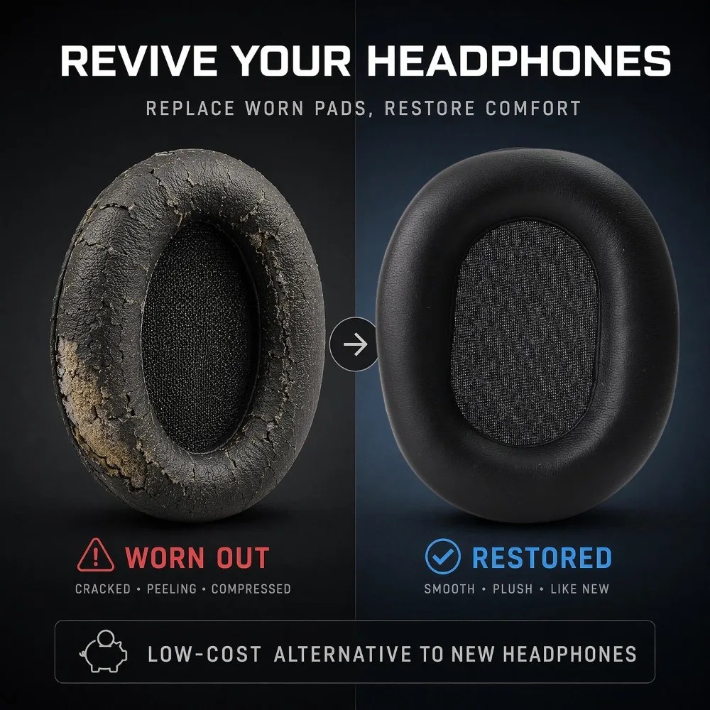 1Pair Replacement Earpads Cush - Sony Headphone Wh-1000Xm5 评论和价格