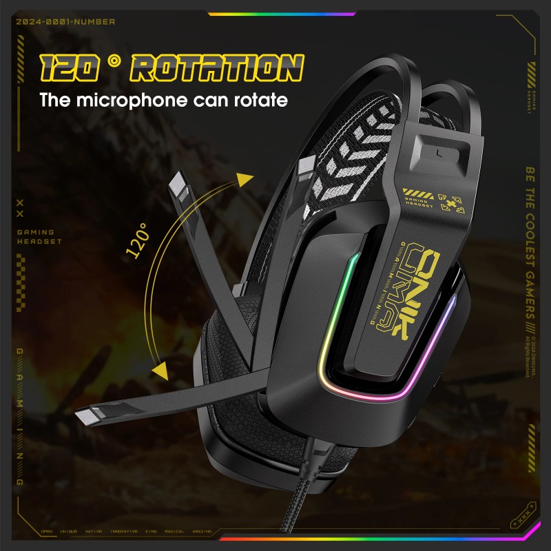 ONIKUMA X13 Gaming Headset Wir - Gaming Headset Rgb 评论和价格