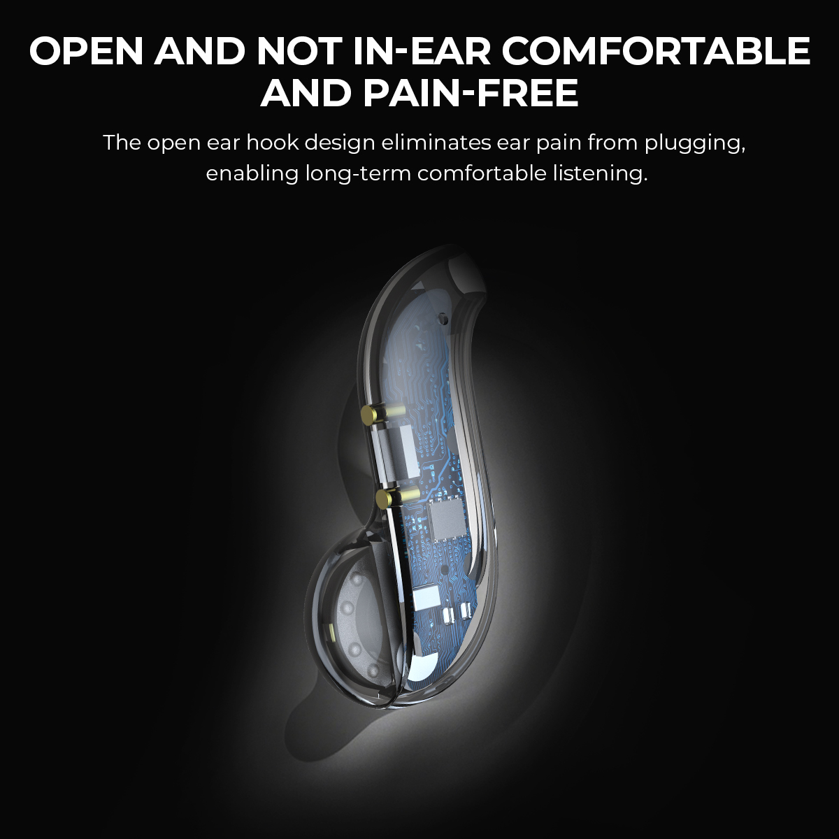 Open-ear Bluetooth Headphones  - Earbuds Charging Case 评论和价格