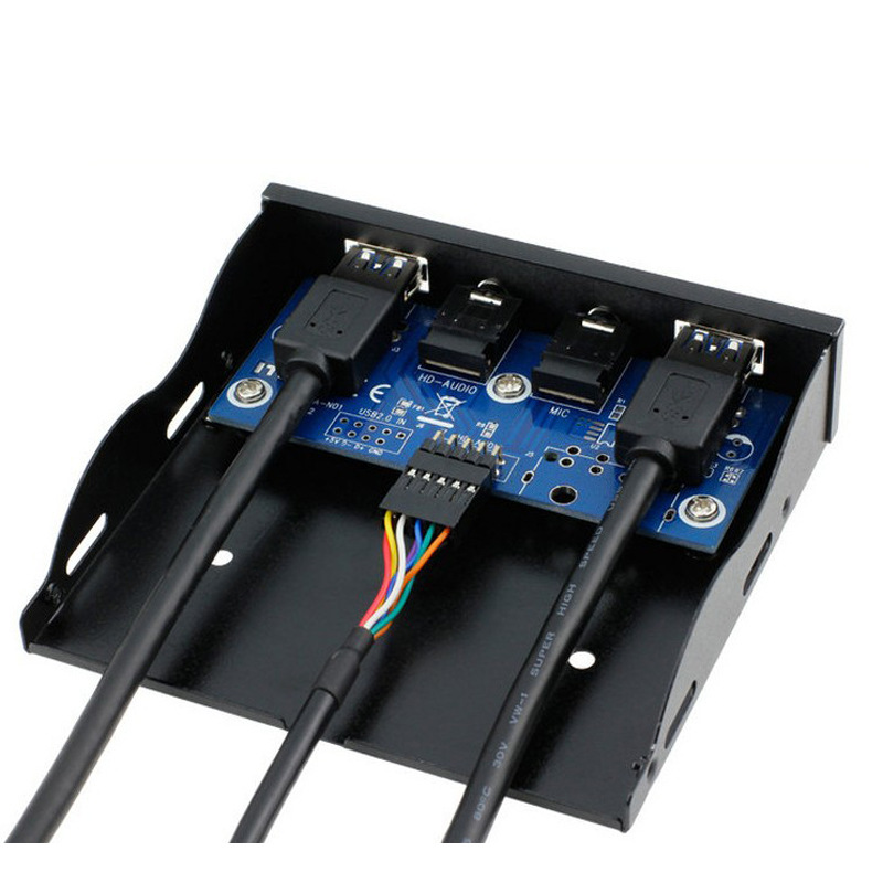 2 Port USB 3.0 Hub Splitter HD - Earphone Splitter Jack 评论和价格