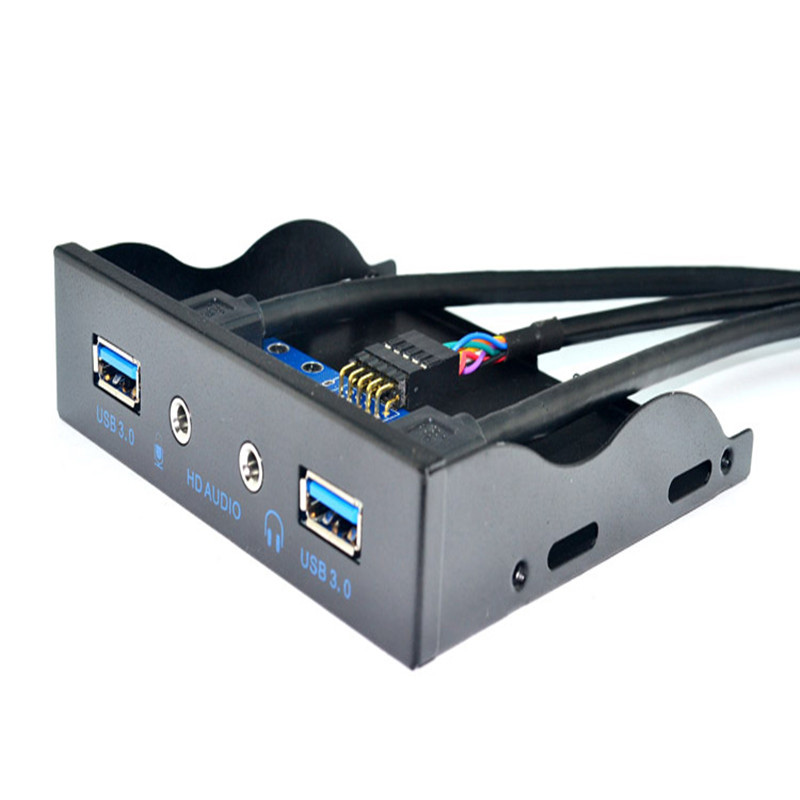 2 Port USB 3.0 Hub Splitter HD - Earphone Splitter Jack 评论和价格