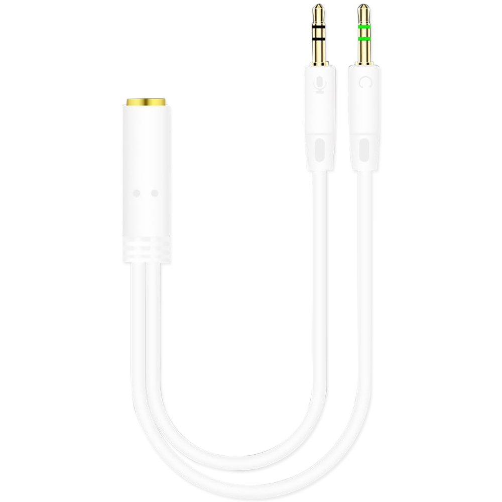 3.5mm Jack 2 Male To 1 Female  - Cable Extension 3.5 评论和价格